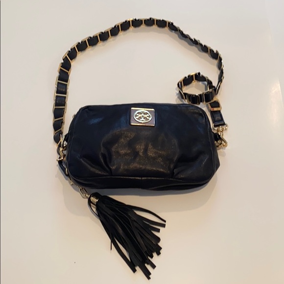 tory burch black crossbody purse